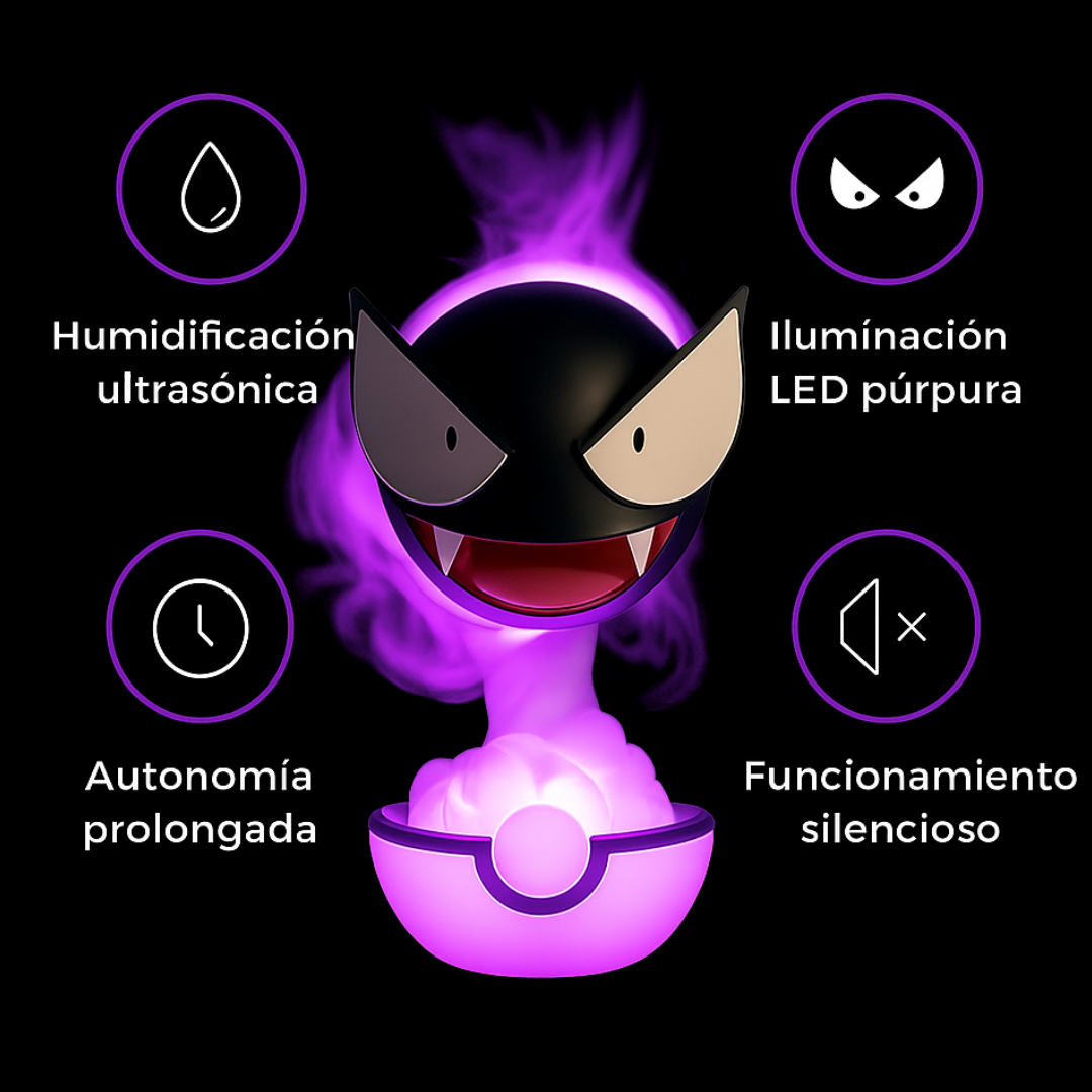 Humidificador ShadowMist con Led Morado
