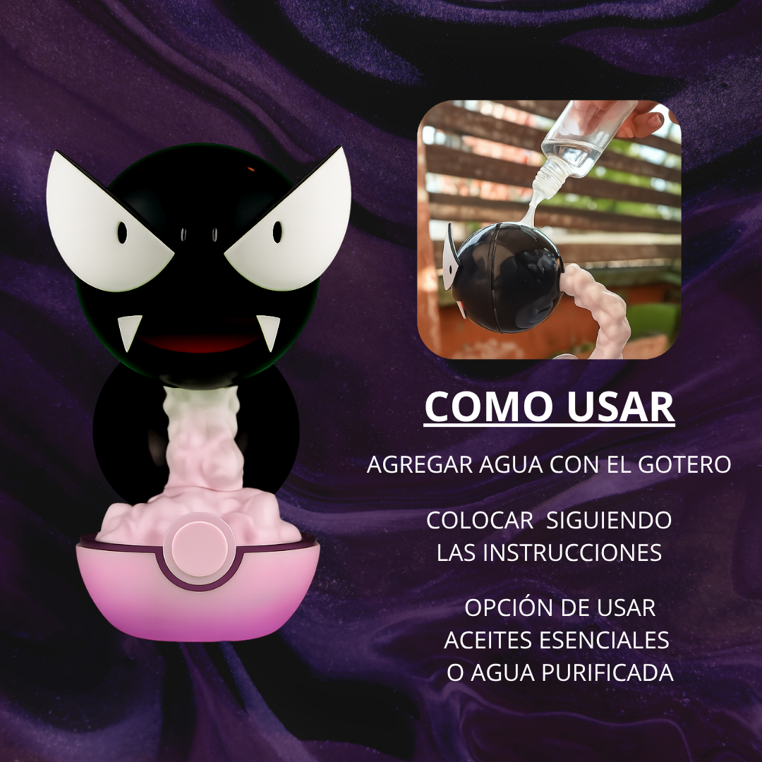 Humidificador ShadowMist con Led Morado